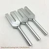 Angel Tuning Fork Set - 4096 Hz, 4160 Hz, 4225 Hz - Therapeutic Instrument Set with Wooden Strike and Storage Bag 3