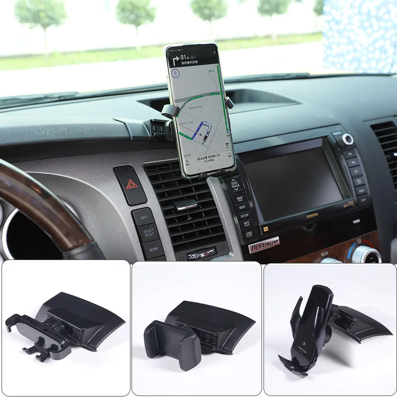 

For Toyota Tundra 2007-2013 Car Central Control Mobile Phone Bracket GPS Navigation Bracket Seat Car Interior Accessories