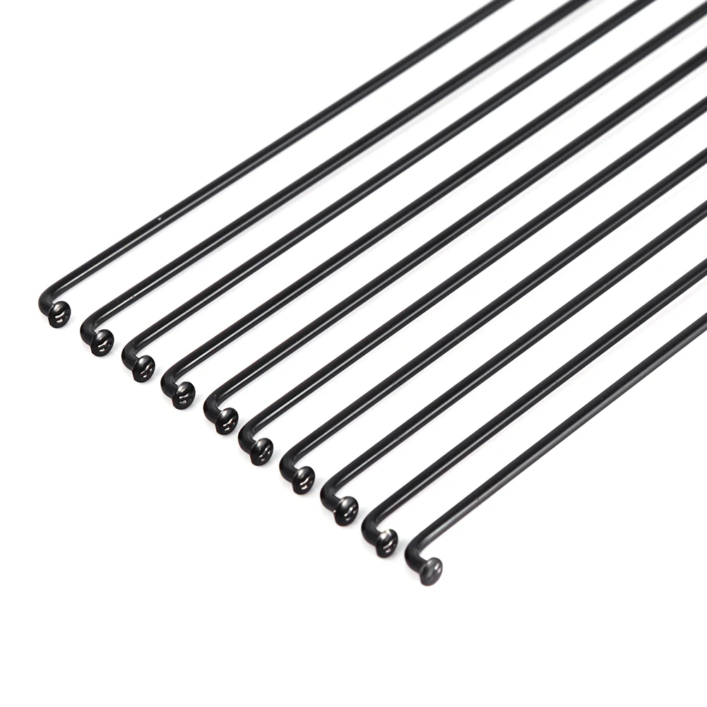 36Pcs 14G Spokes 2mm Diameter Steel Spokes With Nipple Clycling Mountain Bike Wheel 259mm 261mm Accessory