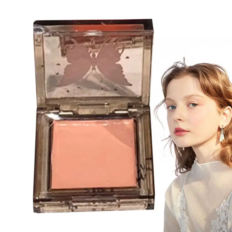 

Single Color Blush Matte Natural Cheek Tint Brighten Face Waterproof Face Contouring Cosmetics Blush Balm Soft Female Makeup