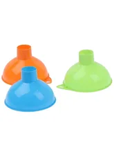  1Pc Plastic Oil Fuel Funnel Hopper Plastic Kitchen Gadgets Home Reusable Durable Wide Mouth Wear-Resistant Funnel 
