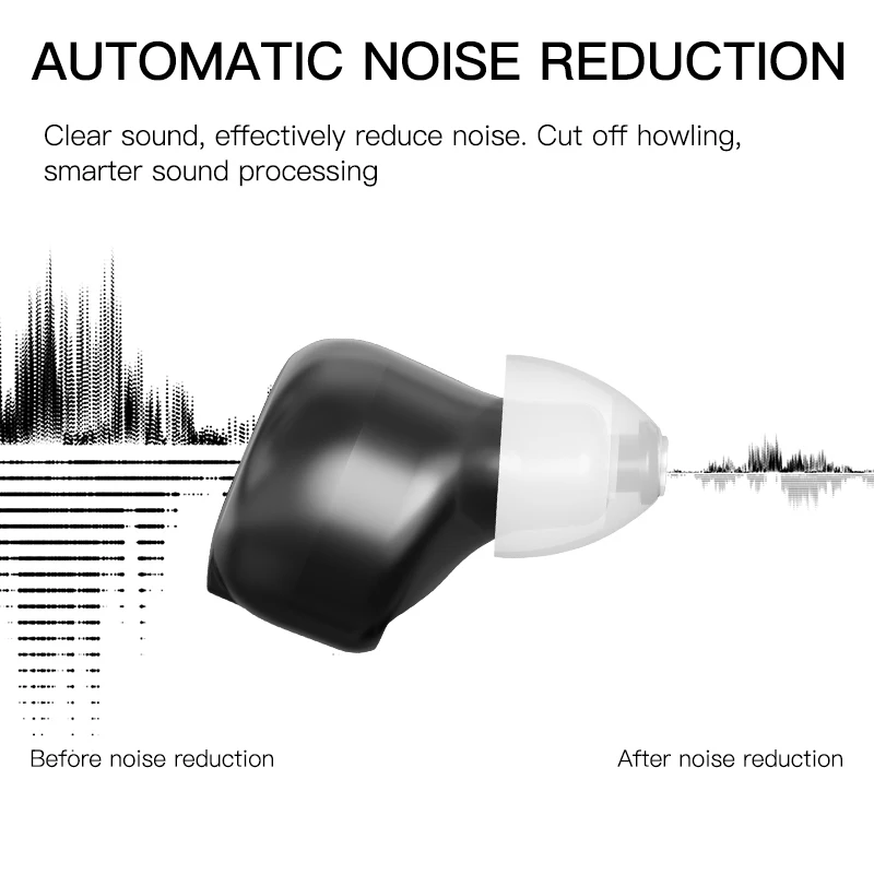 Good Prices Rechargeable Portable Mini Sound Amplifier ITE Hearing Aid For The Deaf 6