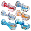 3 in 1 Baby Playpen Ball Pit Dry Pool with Balls Portable Baby Playground Baby Ball Pool Children's Pool Balls Children's Park 1