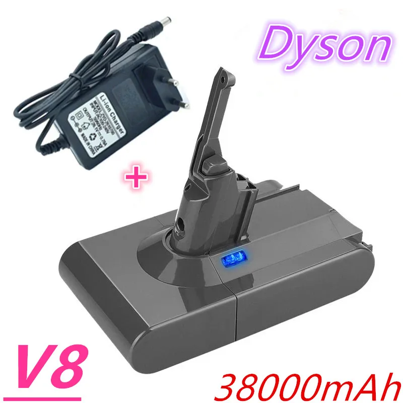 Atualizar Nova Disonv8 38000Mah 21.6V Bateria Para Dyson V8 Absoluto/Fofo/Animale Li-Ion Aspirador De Pro Bateria Recarregalvel