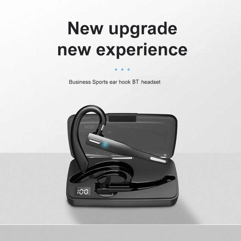 YYK525 Wireless Bluetooth-compatible Earphone Handsfree Business Headset Mini Earbuds Built-in Mic for Car Driving 896C 2