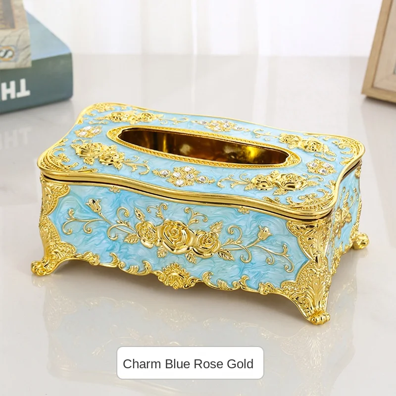 European Style Plastic Tissue Box for Household Car