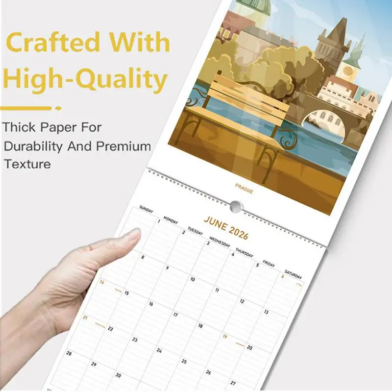 Wall Calendars Monthly Calendar Planner Aesthetic Scheduling Tool With Clear Visibility Funny Design For Apartment Home Bedroom