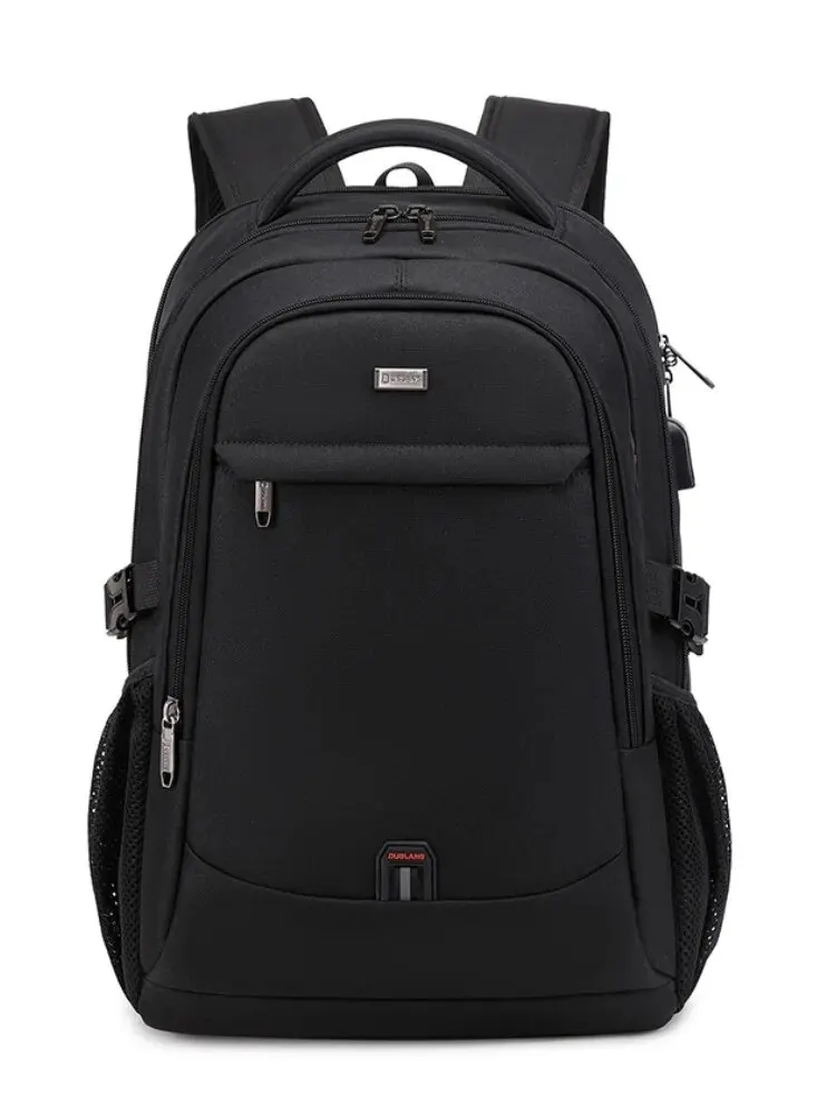  Rilibegan Oxford Cloth Men's Backpack Large Capacity Leisure Backpack Multi-functional Travel Computer Bag Student Bag 