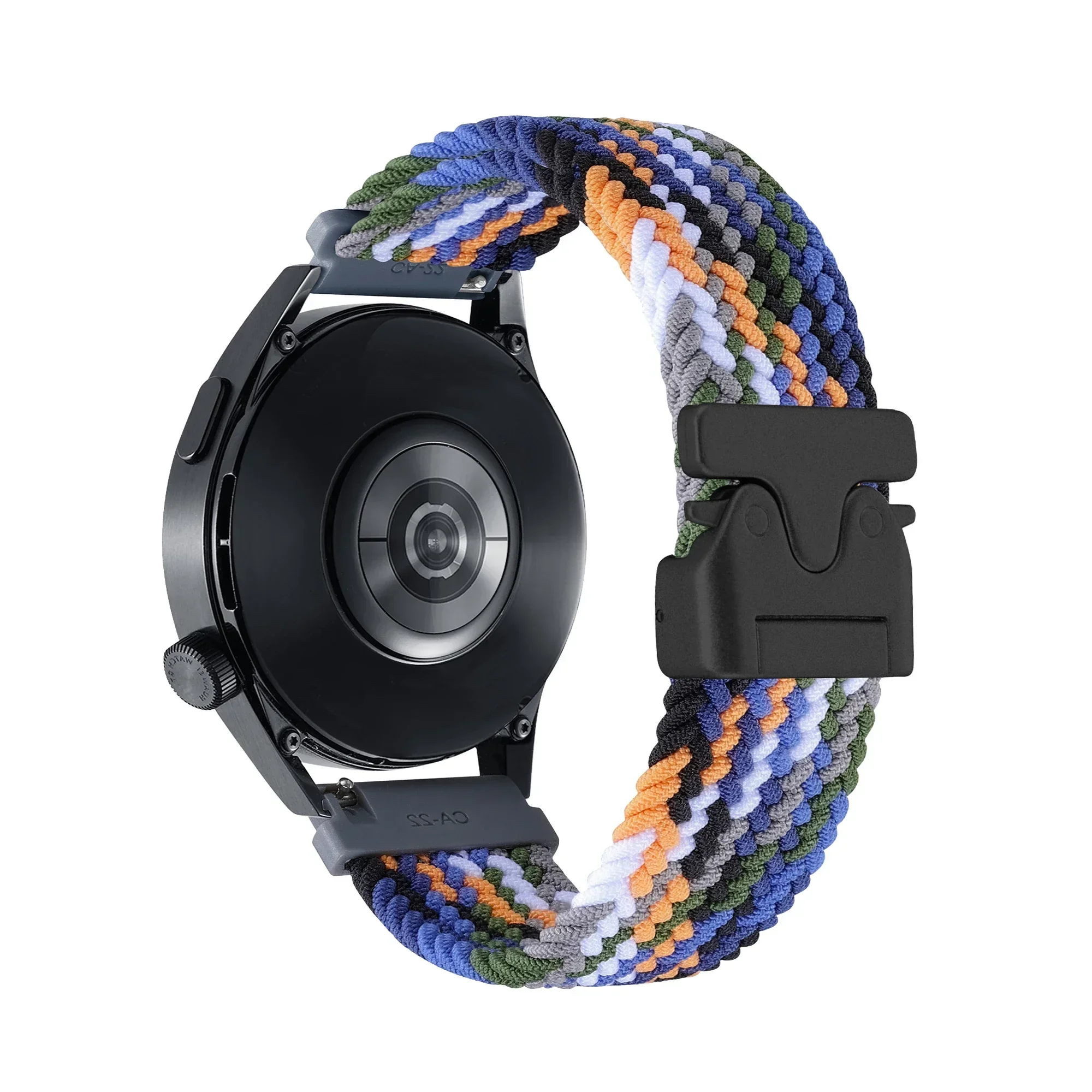 Enhanced Nylon Loop Strap with Parachute Buckle for Smartwatches – Multiple Sizes Available