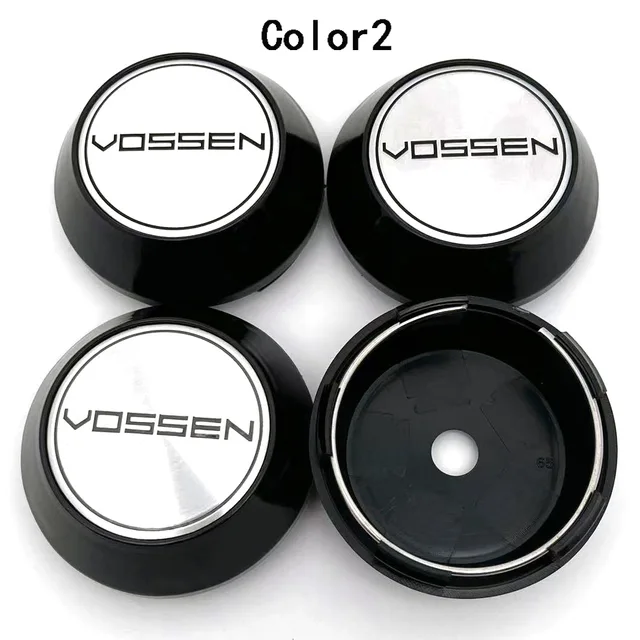 4PCS/Lot 65MM3 COLORS VOSSEN PRECISION SERIES Car Wheel Center Hub Cap Sticker Car Badge Emblem sticker