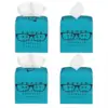 Custom Glasses With Eye Test Chart Facial Tissue Box Cover Square Optician Optometrist PU Leather Tissue Box Holder for Car Home 2