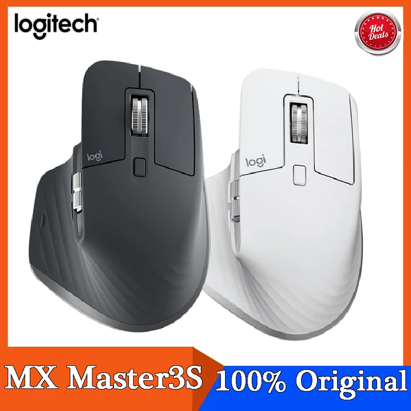New Original Logitech MX Master 3S Wireless Mouse 8000 DPI Auto 