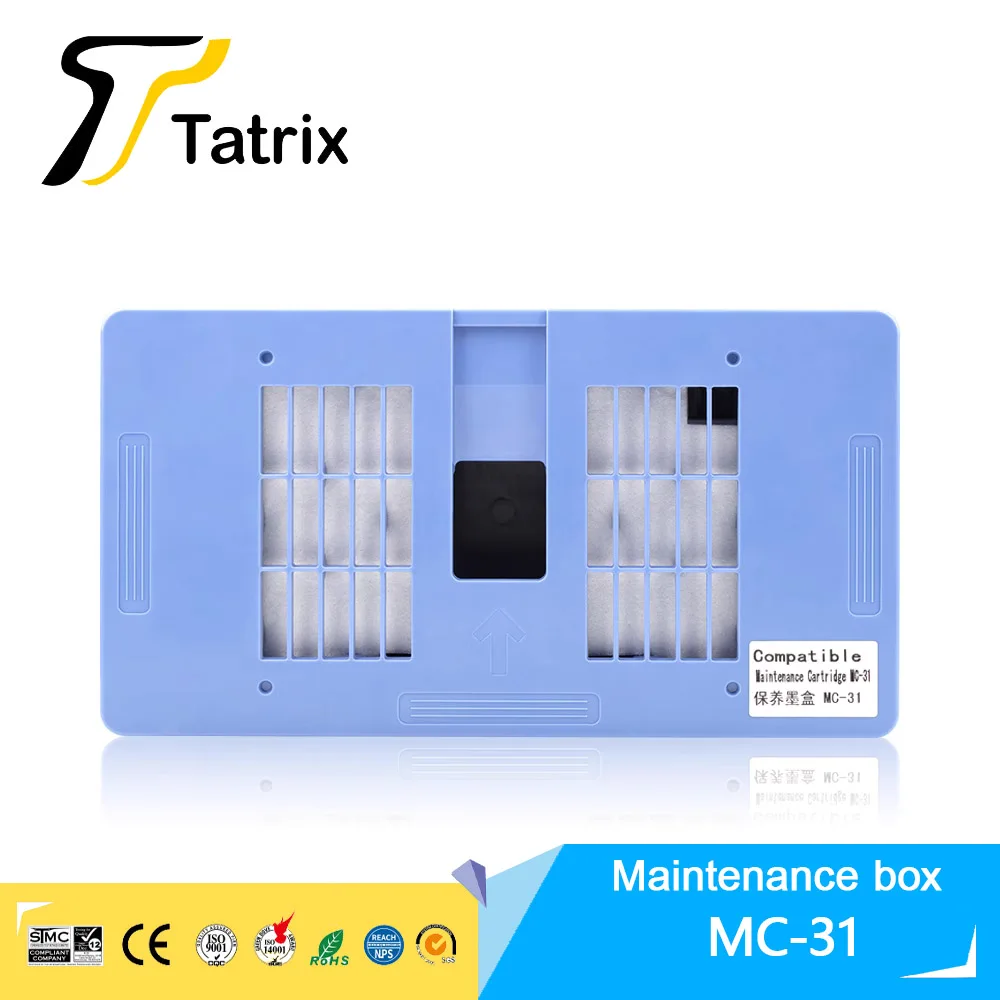 Tatrix Per Canon Mc31 Mc-31 Serbatoio Di Manutenzione Per Stampanti Canon Imageprograf Tm-200 Tm-300 Tm-305 Tm-5305 Tm-5200 Tm-5205