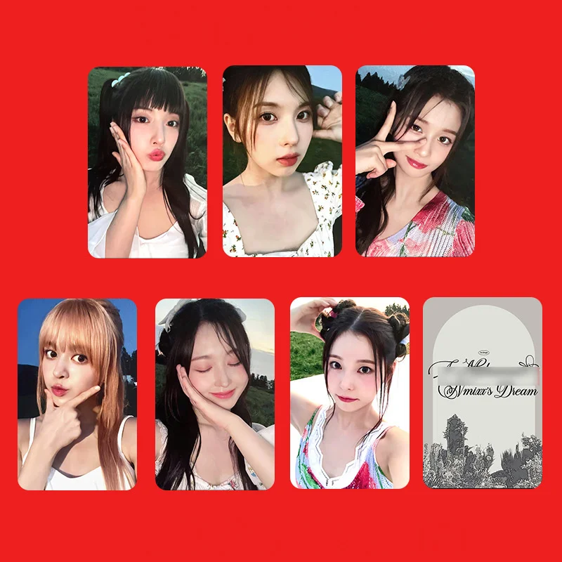 

Альбом для фотографий NMIXX Lines A MIDSUMMER NMIXX DREAM, альбом с ломо-картой, BAE JANG Kyu-jin Jiwoo Seol-yoon LILY, 6 шт./комплект, Kpop