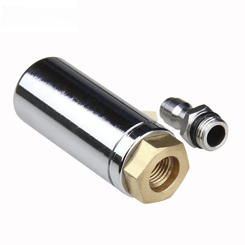 5000PSI Turbo Nozzle, 360° Rotating, Stainless Steel Body, Ceramic Core, High Pressure Quick Connect for Municipal Cleaning 3