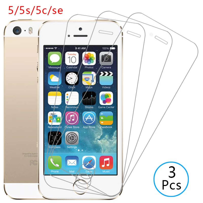 Vetro Temperato Protettivo Per Apple Iphone Se 5 S 5C 5 S C Proteggi Schermo Su Iphonese Iphone5S Film Glas 9H I Phone Ipone Iphon