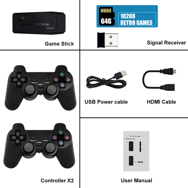 New Portable Anbernic Papi Wireless Game Console Ps1 64g 5200 Retro Video  Games Player Stick 4k Hd Tv Gaming Box Kids Gift - Video Game Consoles -  AliExpress