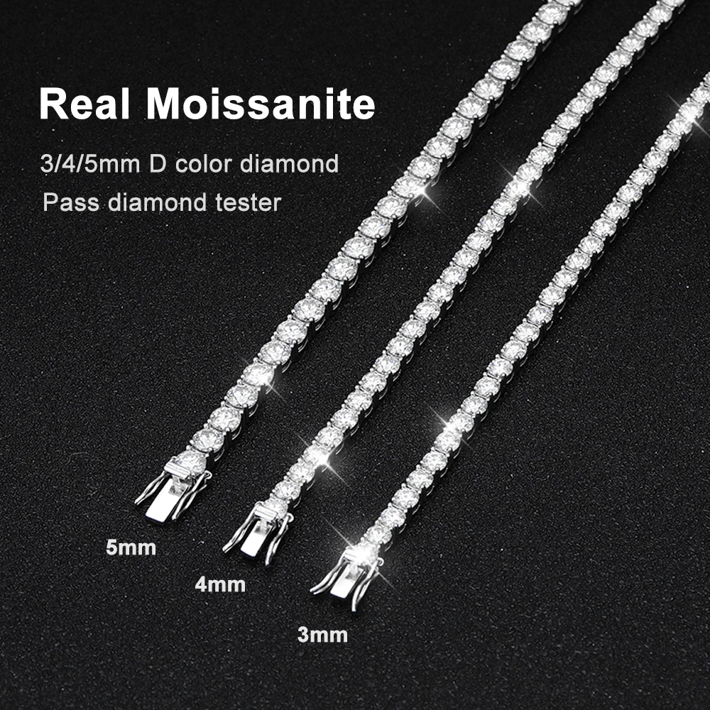 Moissanite Diamond Tennis Bracelets