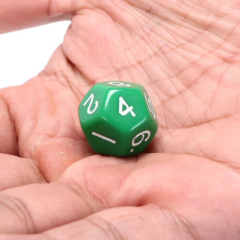 1pc acrylic 12 sided die multiple sided dice for funny party club playing game