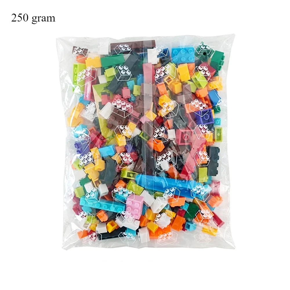 125g/250g DIY 빌딩 블록 로트 팩 시티 클래식 브릭 색상별 분류 브릭 블록 플레이트 창의력 장난감 Leduo 호환