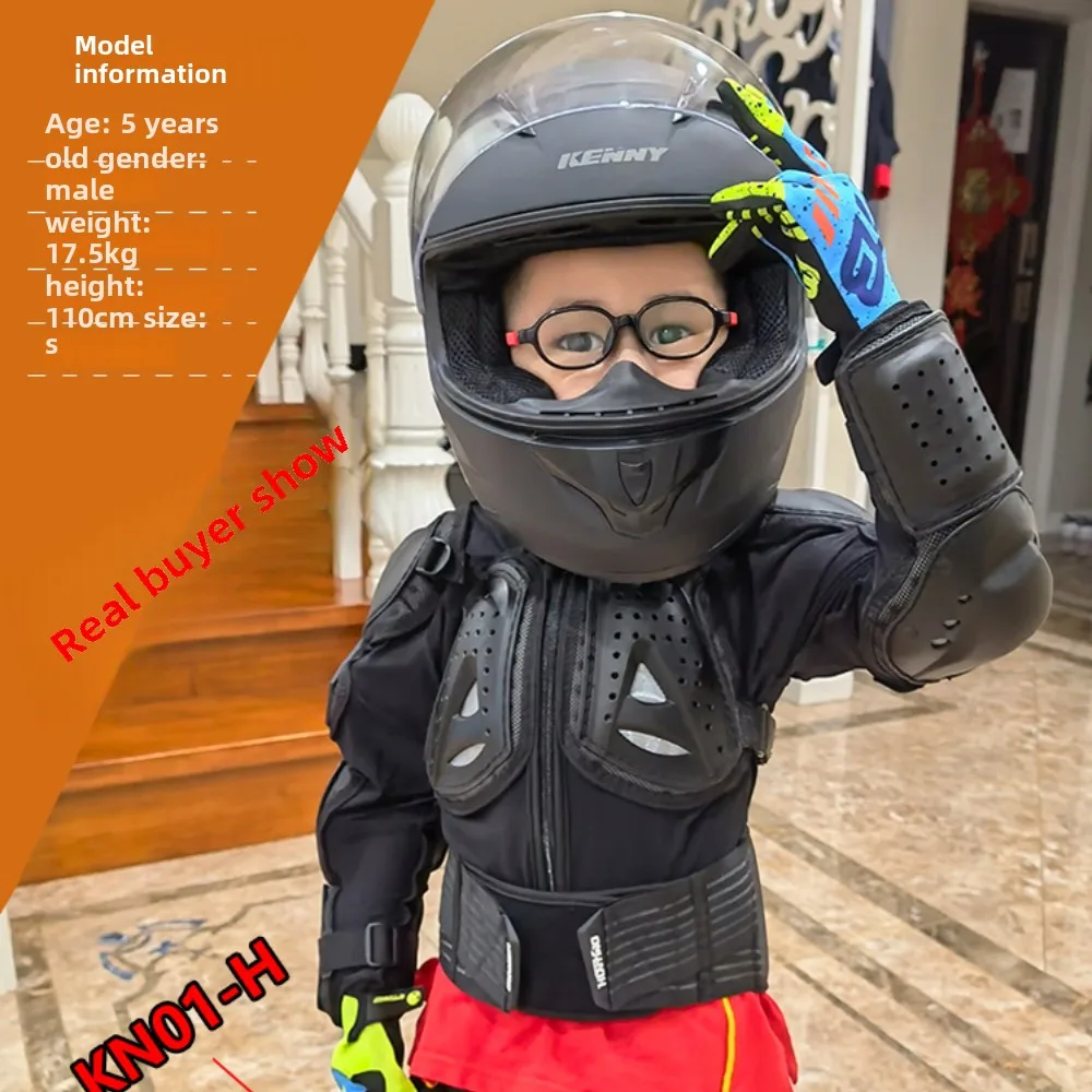 All-purpose Protective Gear for Youth-Armor for Snowboarding, Off-road Biking, Mountain Climbing ATV and Motorcycling children