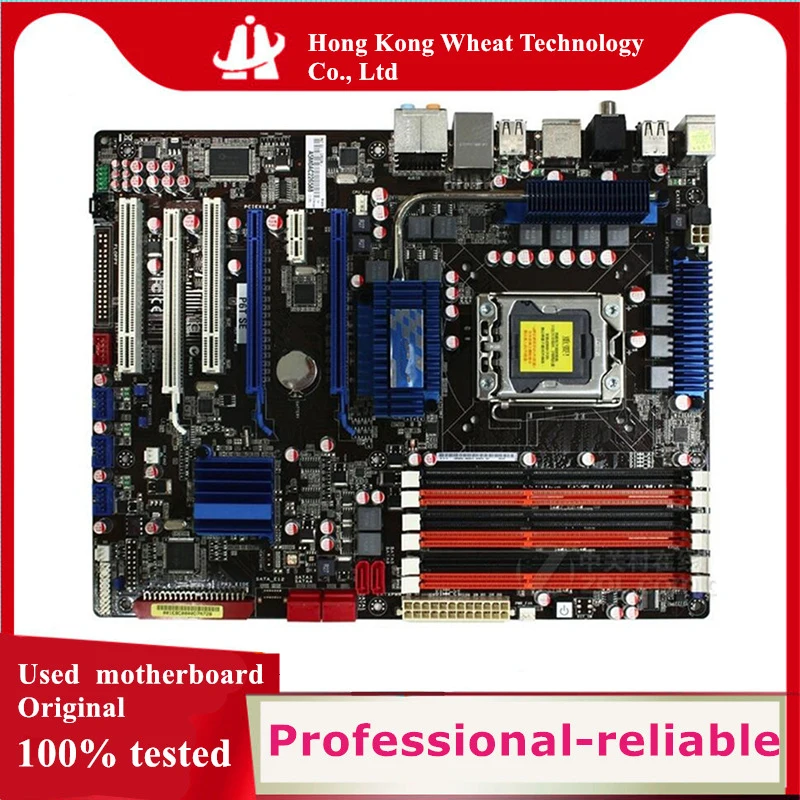 

Intel X58 P6T SE motherboard Used original LGA 1366 LGA1366 DDR3 24GB USB2.0 SATA2 Desktop Mainboard