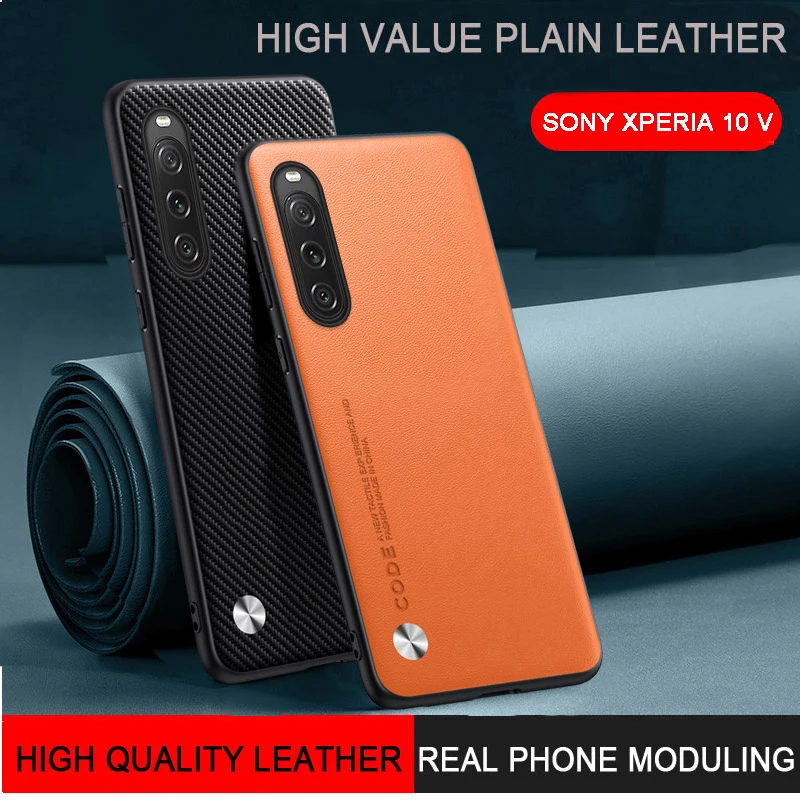 Per Sony Xperia 10 V Custodia In Pelle Tinta Unita Tpu Cover In Puro Colore Custodia Antiurto Per Telefono Sony Xperia 1 V/Xperia 5 V/Xperia 1 5 10 Iv