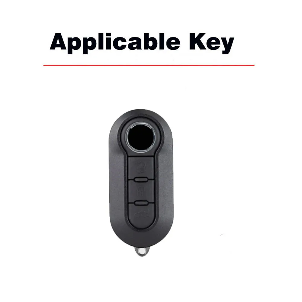 Premium ABS Car Flip Key Case Cover - Stylish Automotive Accessory