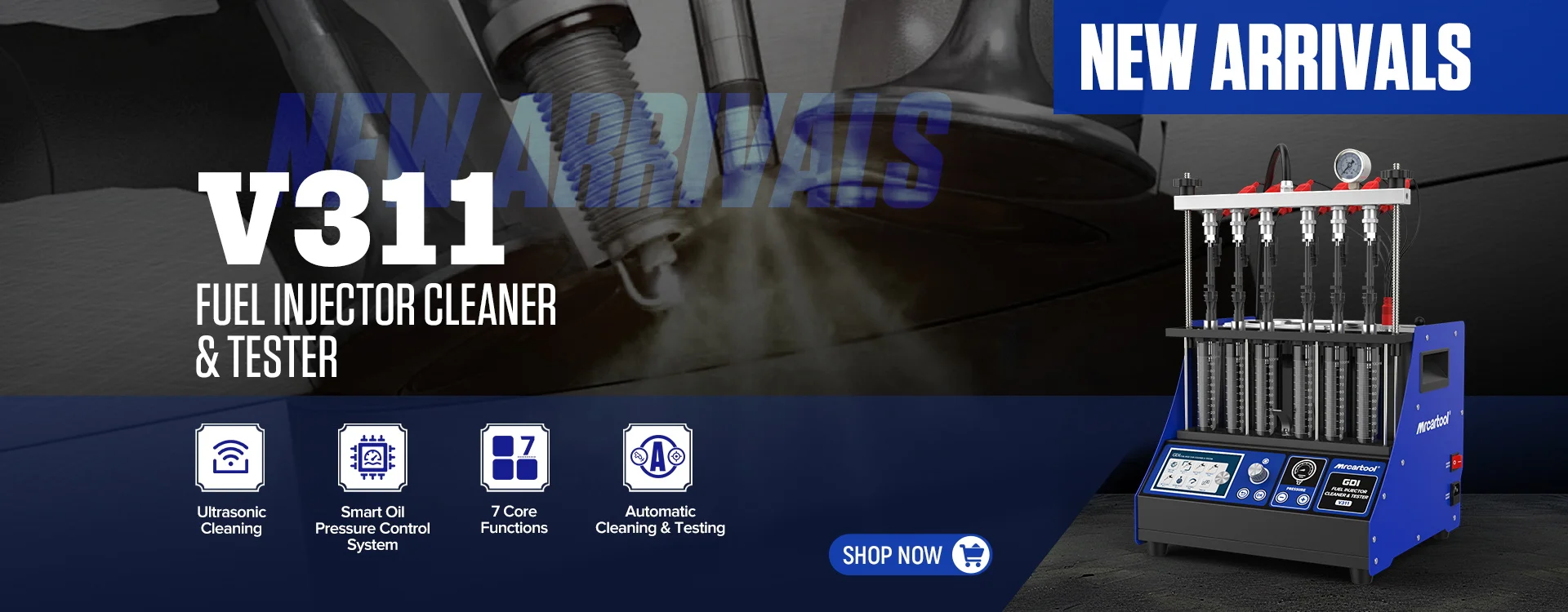 MR CARTOOL Spark Plug Analyzer Car Spark Plug Detector
