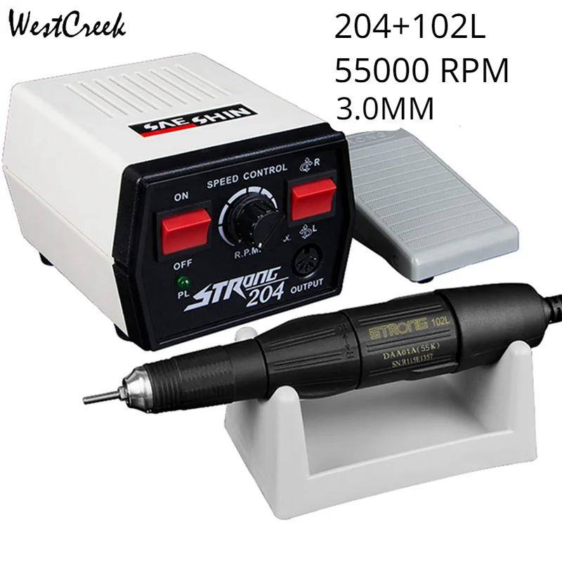

65W 55000 RPM 3.0mm Nail Grinding Polishing Machine Pedicure Machine Nail File Dental Stone Polishing Machine Engraving Machine