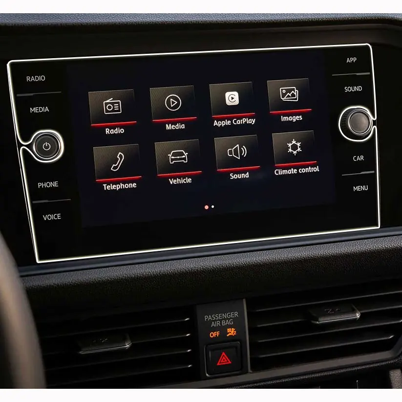 8 Inch Car Gps Navigation Protective Film For Volkswagen Vw Jetta Mk7 2021 2022 Lcd Center