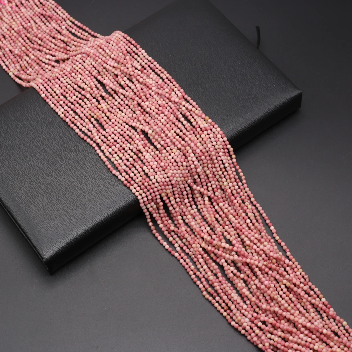 5 Strings Wholesale Natural Rhodochrosite Loose Spacing Beaded Jewelry Making DIY Necklaces Bracelet Earrings Accessories Gift