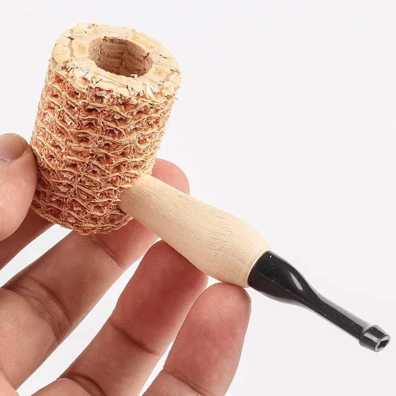 Creative Corn Cob Grass Smoking Pipe 10Pcs/Lot Portable Disposable Filter Natural Dry Herb Tobacco Pipes Smoke Accessories smoking accessories tobacco pipe tobacco smoking accessories herb smoking pipe smoking pipe