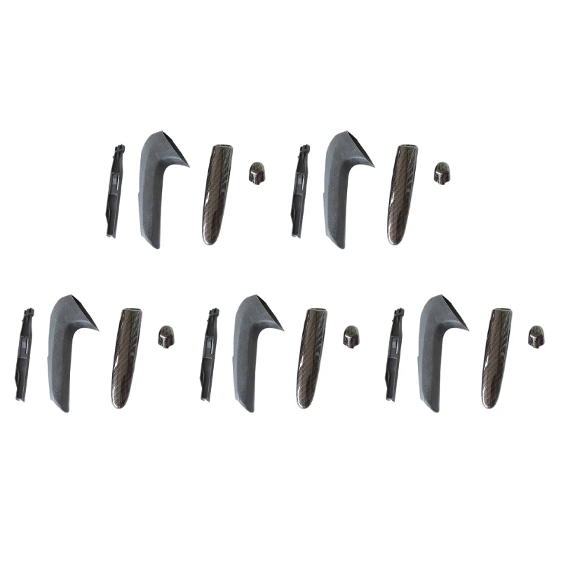 

5X Parking Brake Grip Knob Lever Cover Handle Set For Honda Civic 2006-2011 47115SNAA82ZA