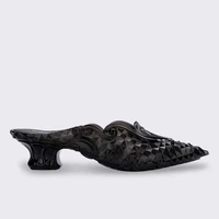 Femmes sandales 2025 printemps Melissa femme Slingback chaussures mode dames talons hauts élégant Med talon bout pointu sans lacet sandale 3