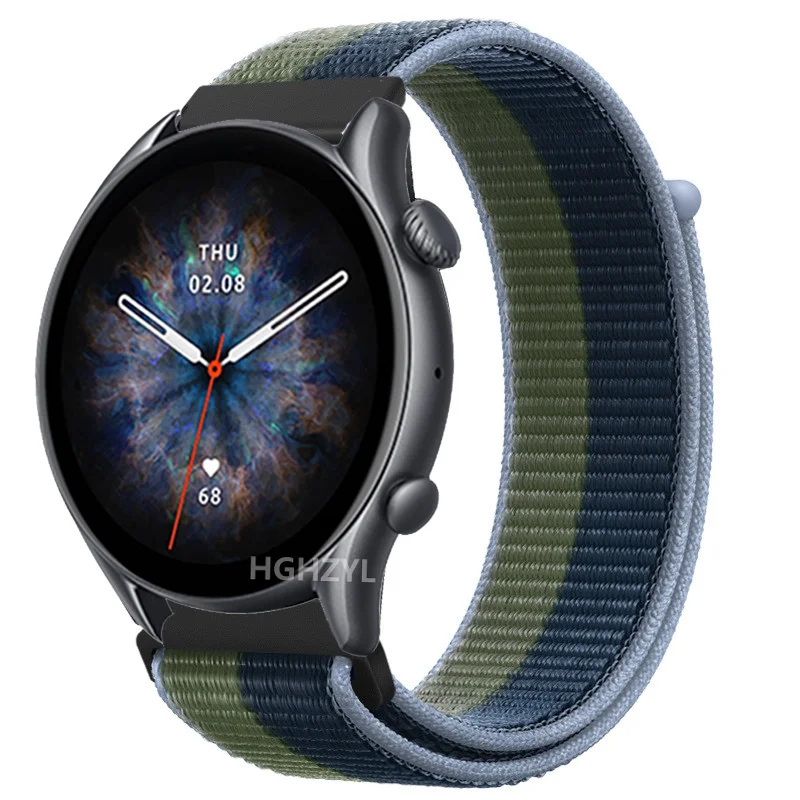Universal 22mm Nylon Watch Band Replacement Bracelet
