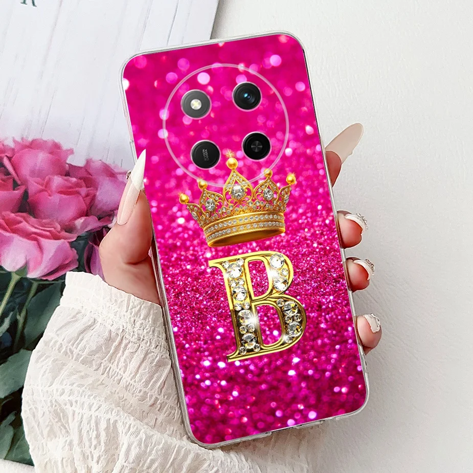 Stylish Crown Letters Soft Silicone Slim Phone Case Cover