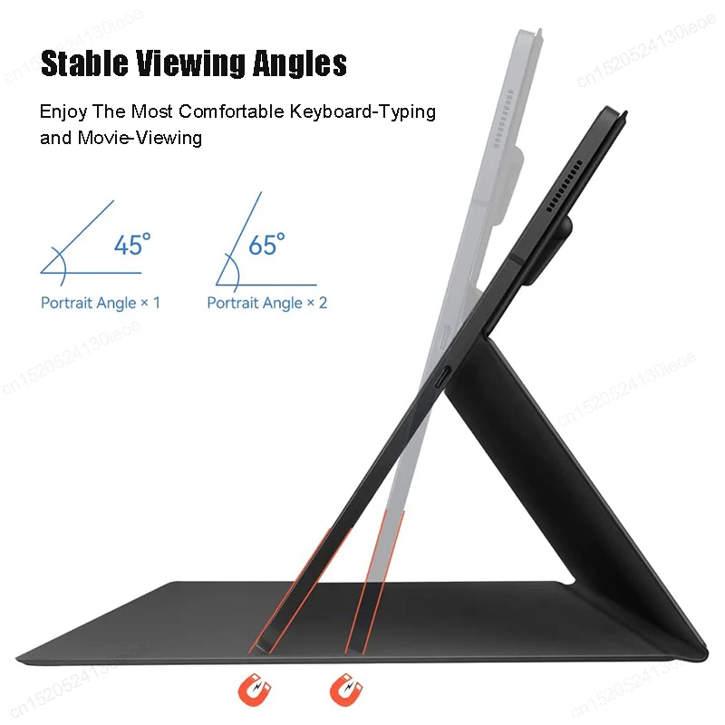 Premium Magnetic Tablet Case with Stand and Pencil Holder