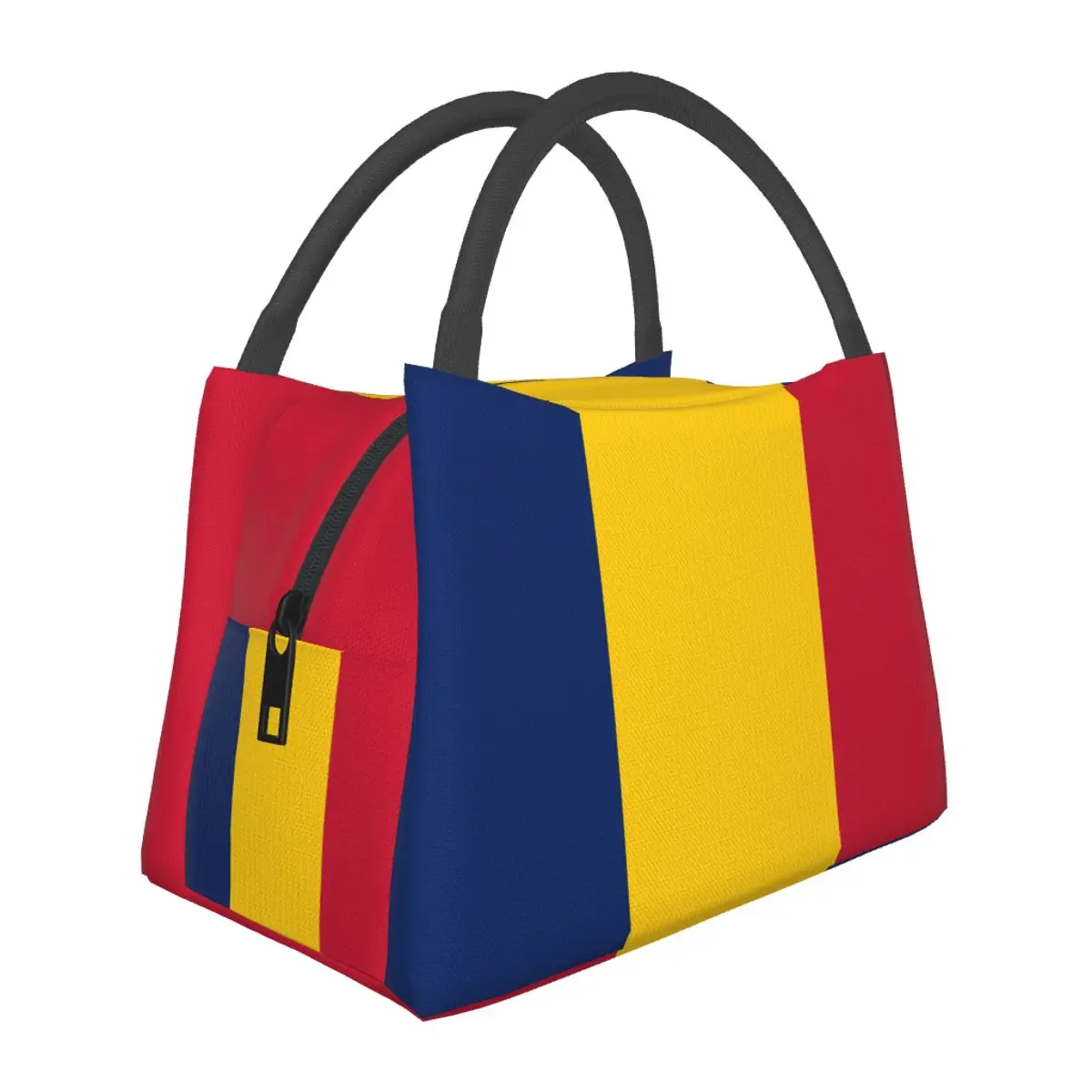 Flag Of Romania Portable insulation bag for Cooler Thermal Food Office Pinic Container