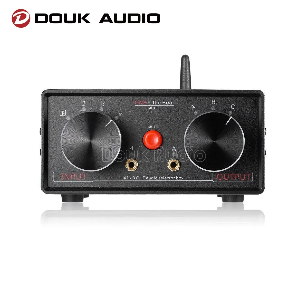 

Медвежонок последние 4-в-3-OUT 3,5 мм RCA аудио селектор коробка Bluetooth приемник сплиттер предусилитель для домашнего аудио