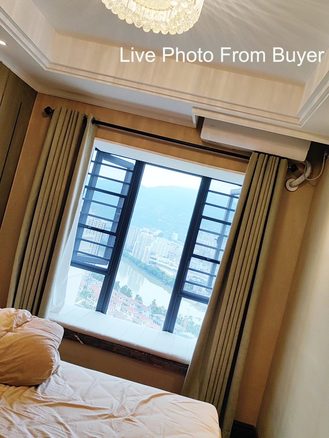 Hemobllo 2 Pezzi Supporti per Asta in Legno Massello Staffe Murali Robuste per Bastone in Legno per Bagno Camera da Letto e Eventi Fissaggio Sicuro e Decorativo