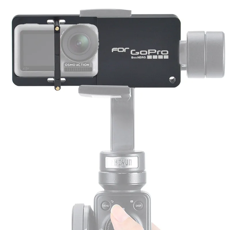 Stabilizzatore In Alluminio Conversione Stecca Adattatore Gimbal Clip Mount Plate Per Gopro Hero 5 6 7 8 9 Action Camera Cam Accessori