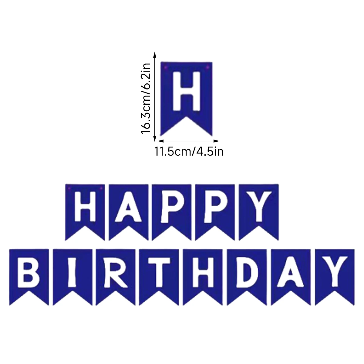 1set happy birthday lettering banner happy birthday party anniversary home decoration supplies Paper Birthday Banner Party Decorations