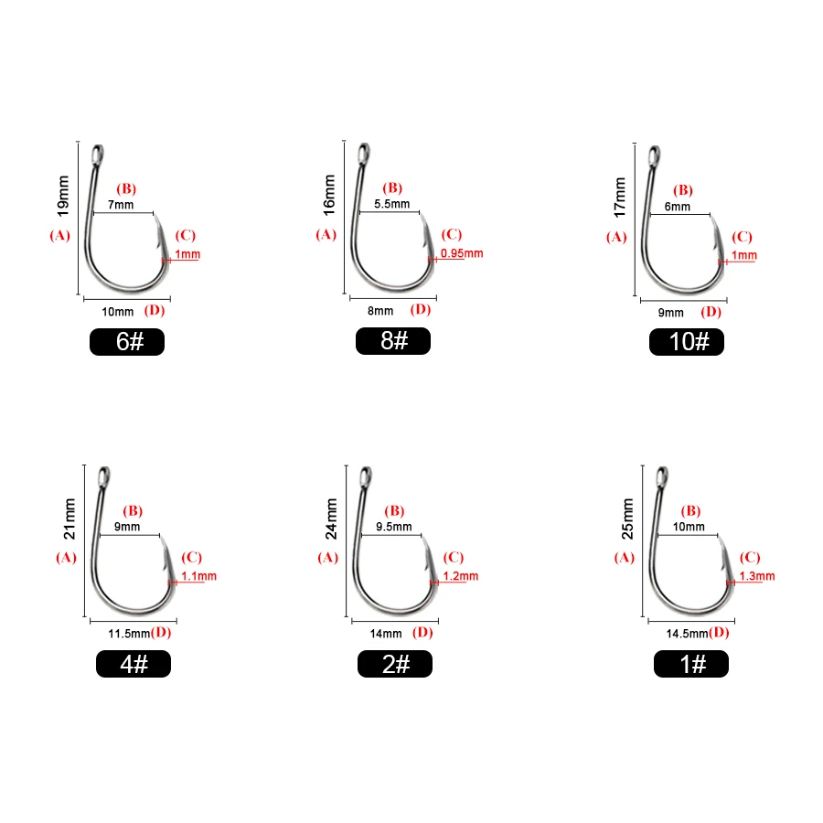 FTK 고탄소강 플라이 낚시 후크, 날카로운 가시 후크, 곡선 넓은 유광 가시 강화, 개울 물고기용 잉어 후크, 상자당 50 개