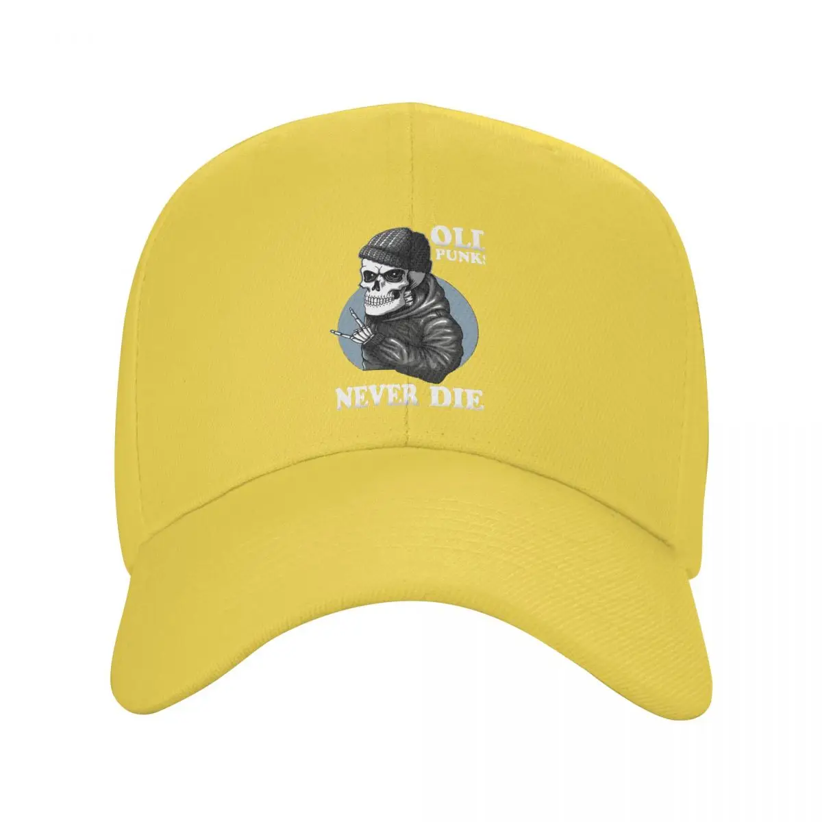 thumbnail image 1 of Gorra de béisbol lavada para hombre, gorra de camionero negra, gorra de papá, gorras de golf Old Punks Never Die, 1 of 7