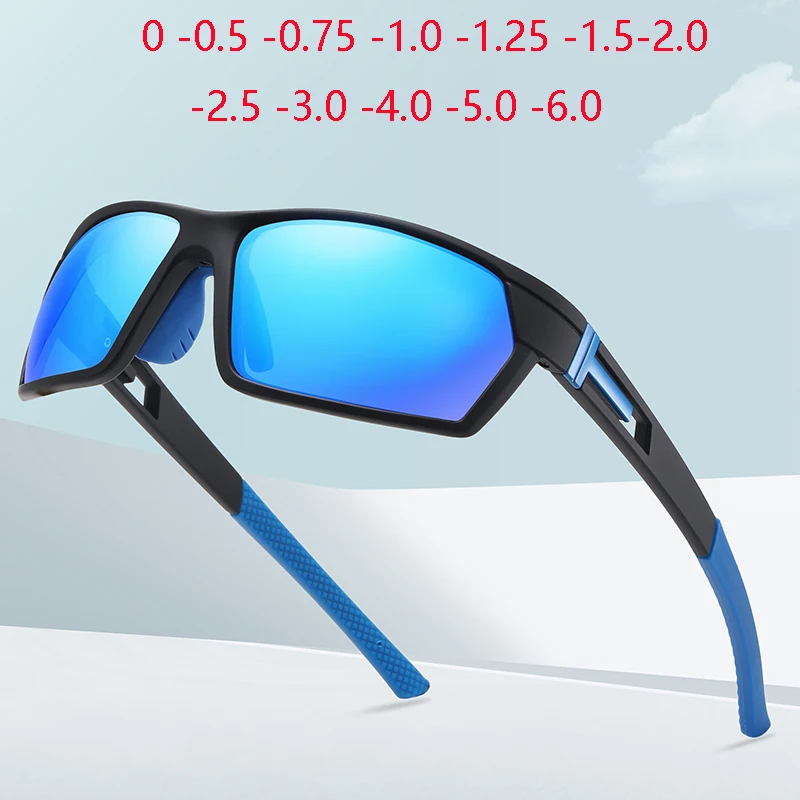 Sport Driving AntiGlare Nearsighted Sunglasses With Diopters Colorful