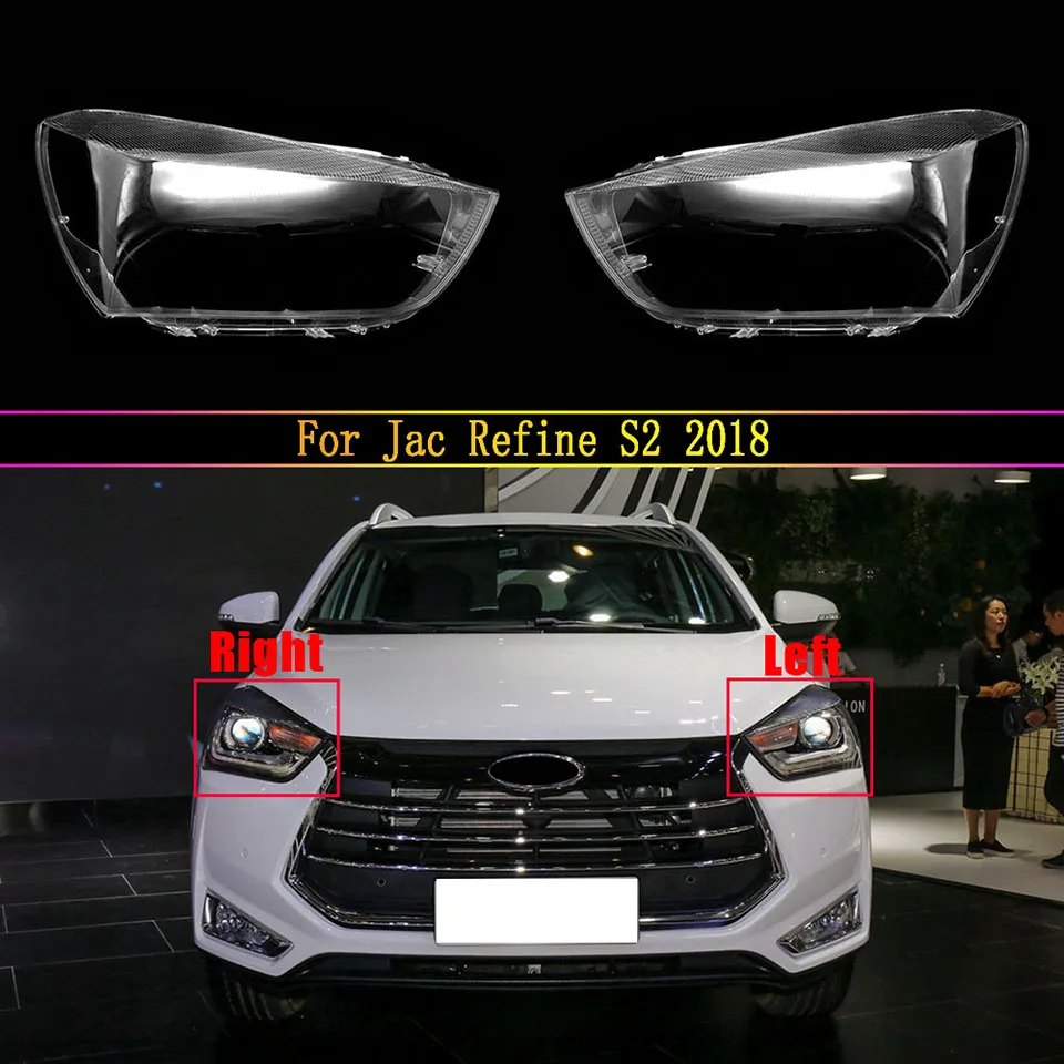 

For Jac Refine S2 2018 Headlight Cover Transparent Headlamp Shell Lamp Shade Lens Replace Original Lampshade Plexiglass