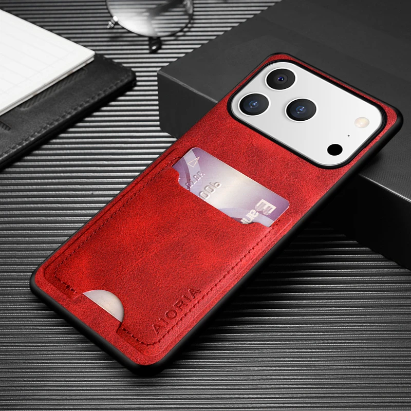 iPhone 17 Pro Max PU Leather Wallet Case 4