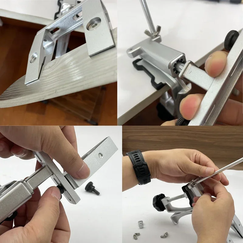 Knife Sharpener Aluminum alloy Fixed Angle Sharpener Diamond Stone Whetstone Kitchen Tools Sharpen Machine