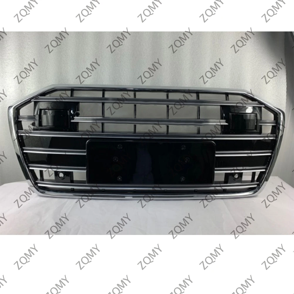 

ACC W/Logo For Audi A6/A6L 2019 2020 2021-2023 2024 Car Front Bumper Grille Centre Panel Styling Upper Grill (Modify S6 style)